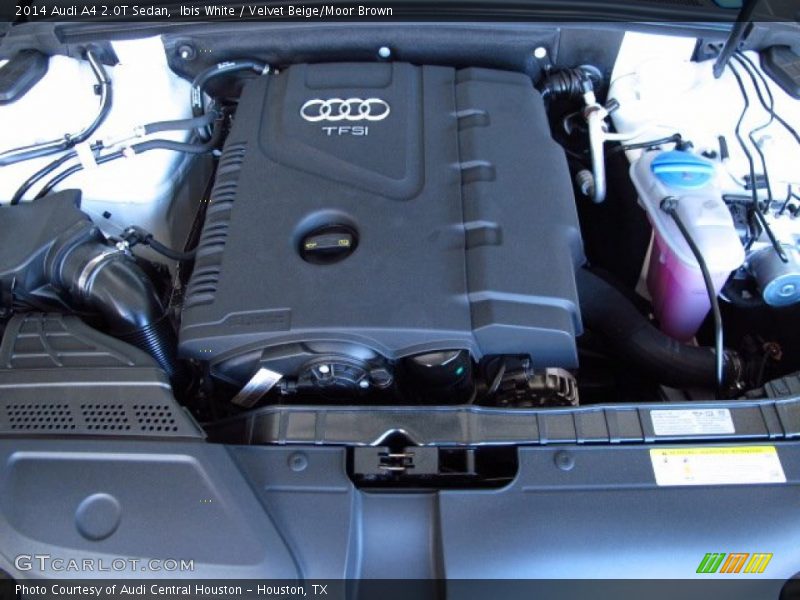 Ibis White / Velvet Beige/Moor Brown 2014 Audi A4 2.0T Sedan
