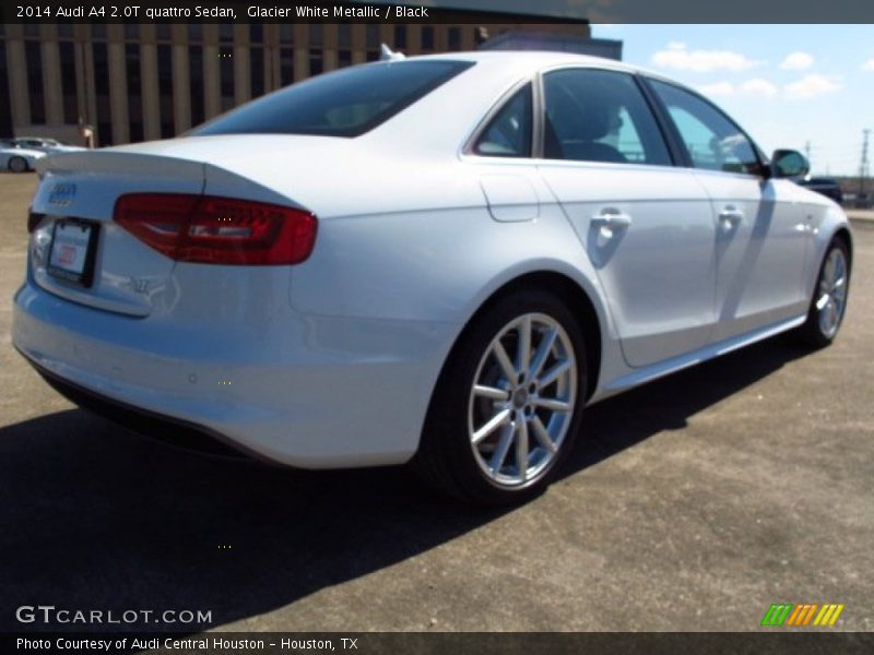 Glacier White Metallic / Black 2014 Audi A4 2.0T quattro Sedan