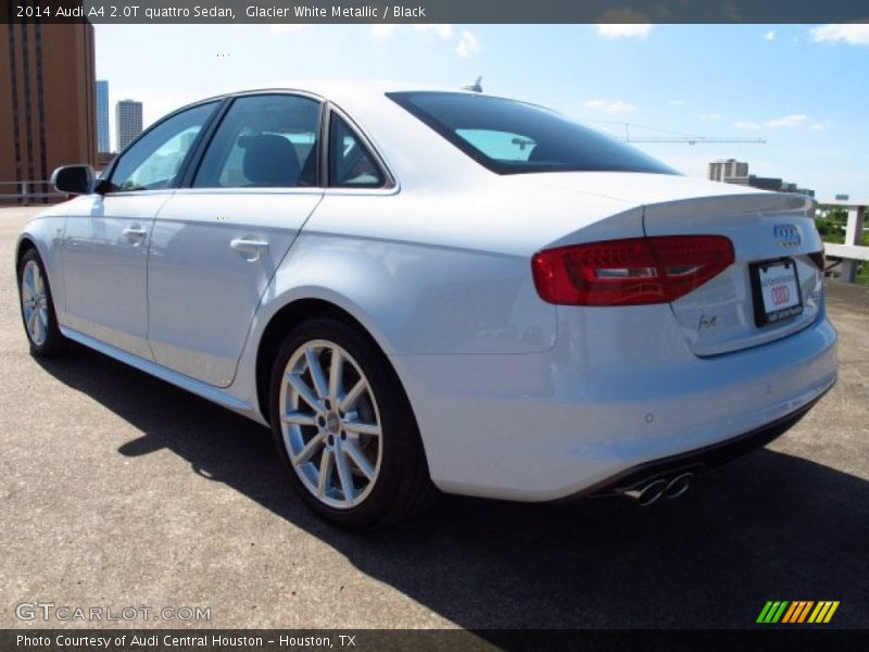 Glacier White Metallic / Black 2014 Audi A4 2.0T quattro Sedan