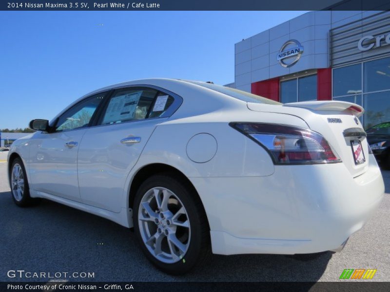 Pearl White / Cafe Latte 2014 Nissan Maxima 3.5 SV