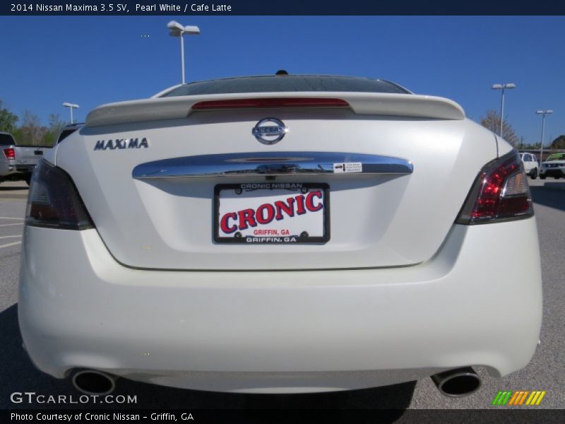 Pearl White / Cafe Latte 2014 Nissan Maxima 3.5 SV