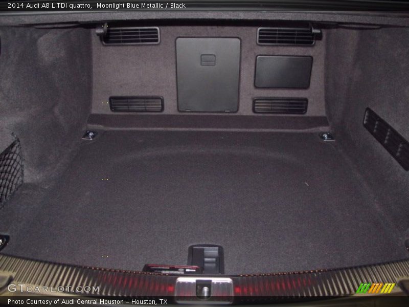 Moonlight Blue Metallic / Black 2014 Audi A8 L TDI quattro