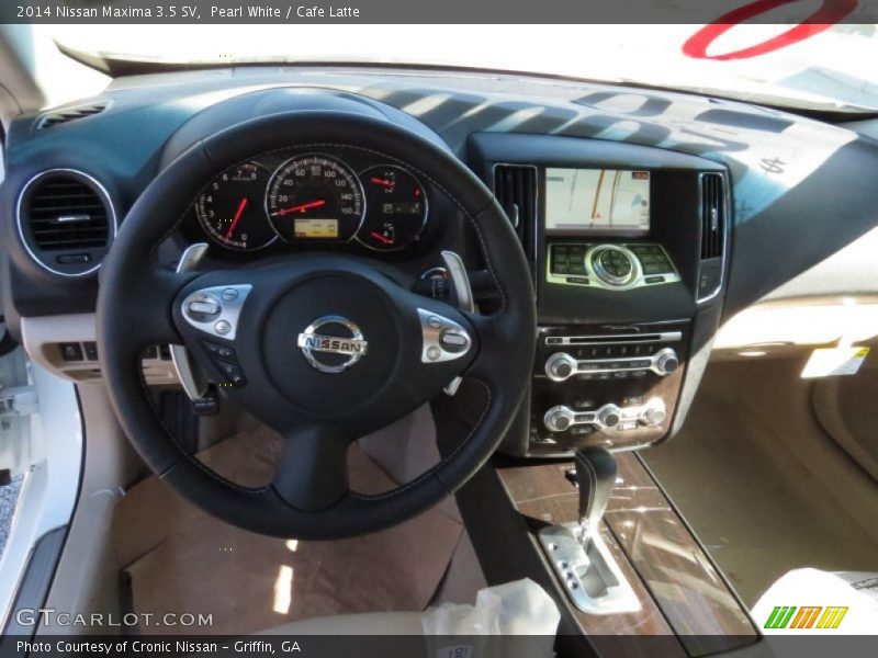 Pearl White / Cafe Latte 2014 Nissan Maxima 3.5 SV