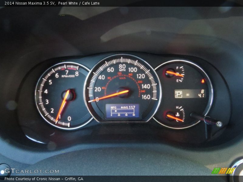 Pearl White / Cafe Latte 2014 Nissan Maxima 3.5 SV