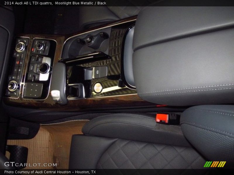 Moonlight Blue Metallic / Black 2014 Audi A8 L TDI quattro
