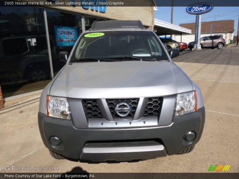 Silver Lightning Metallic / Steel/Graphite 2005 Nissan Xterra SE 4x4
