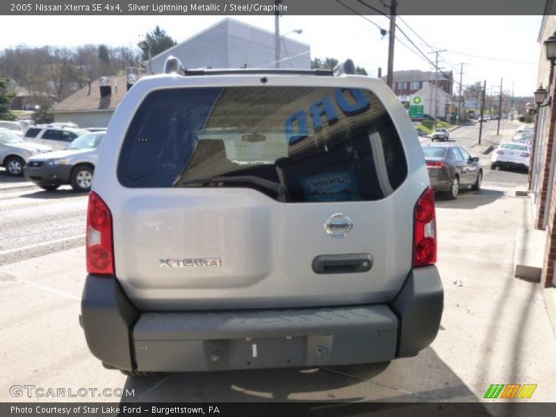 Silver Lightning Metallic / Steel/Graphite 2005 Nissan Xterra SE 4x4