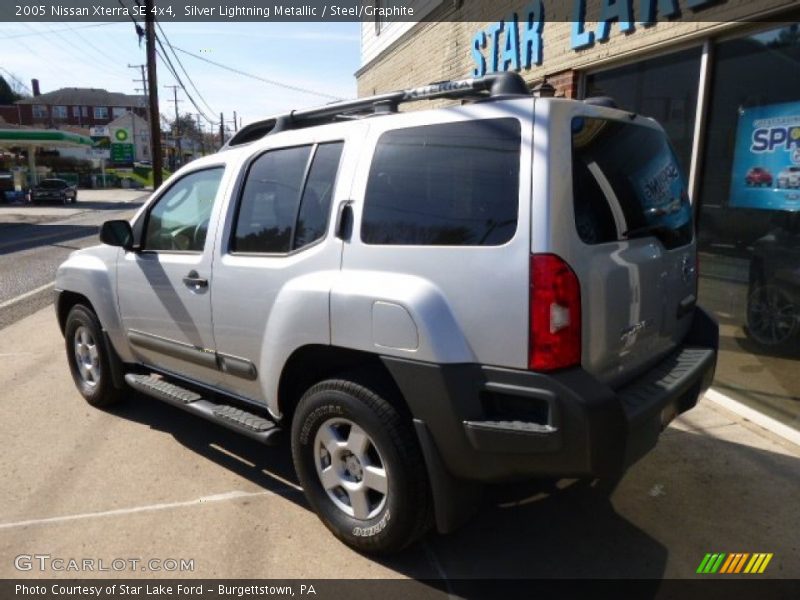 Silver Lightning Metallic / Steel/Graphite 2005 Nissan Xterra SE 4x4
