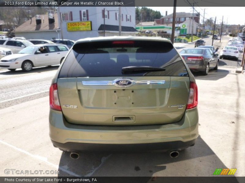 Ginger Ale Metallic / Charcoal Black 2013 Ford Edge Limited AWD