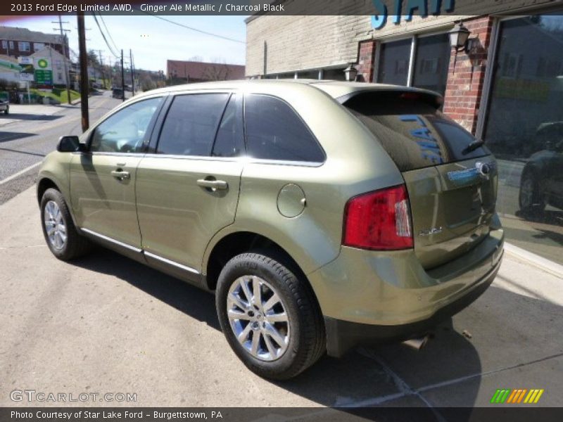 Ginger Ale Metallic / Charcoal Black 2013 Ford Edge Limited AWD