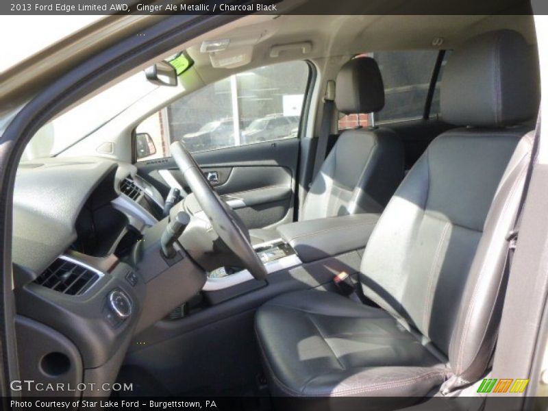 Ginger Ale Metallic / Charcoal Black 2013 Ford Edge Limited AWD
