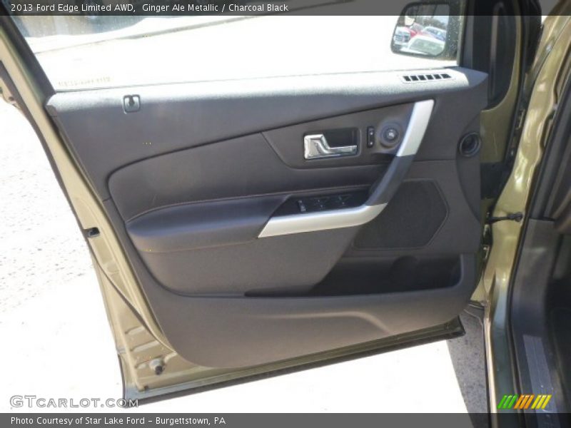 Ginger Ale Metallic / Charcoal Black 2013 Ford Edge Limited AWD