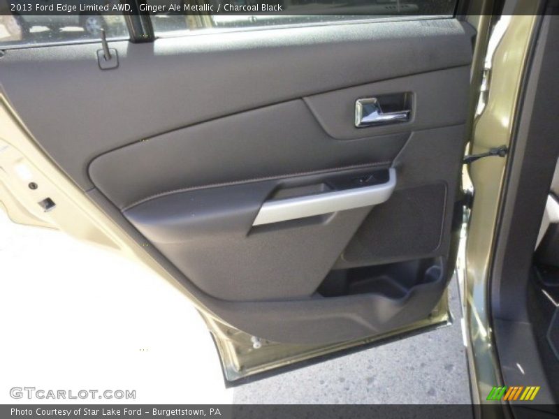 Ginger Ale Metallic / Charcoal Black 2013 Ford Edge Limited AWD