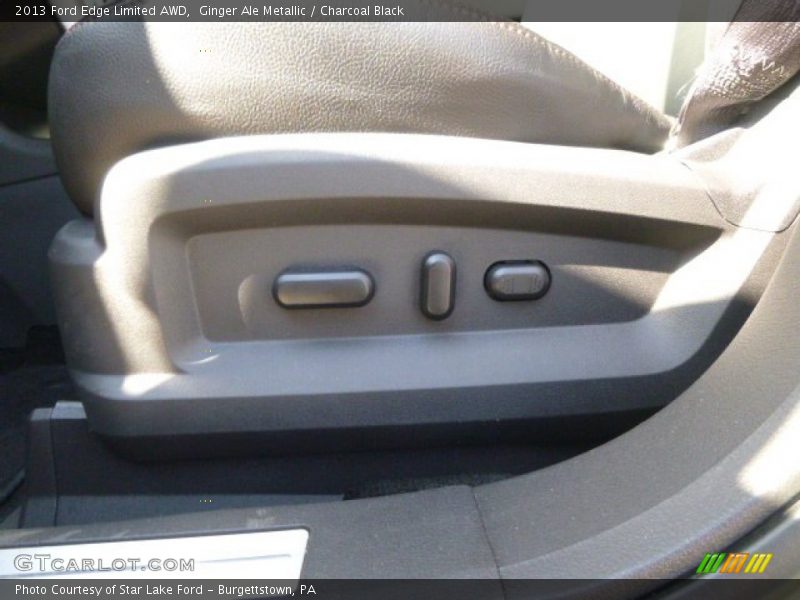 Ginger Ale Metallic / Charcoal Black 2013 Ford Edge Limited AWD