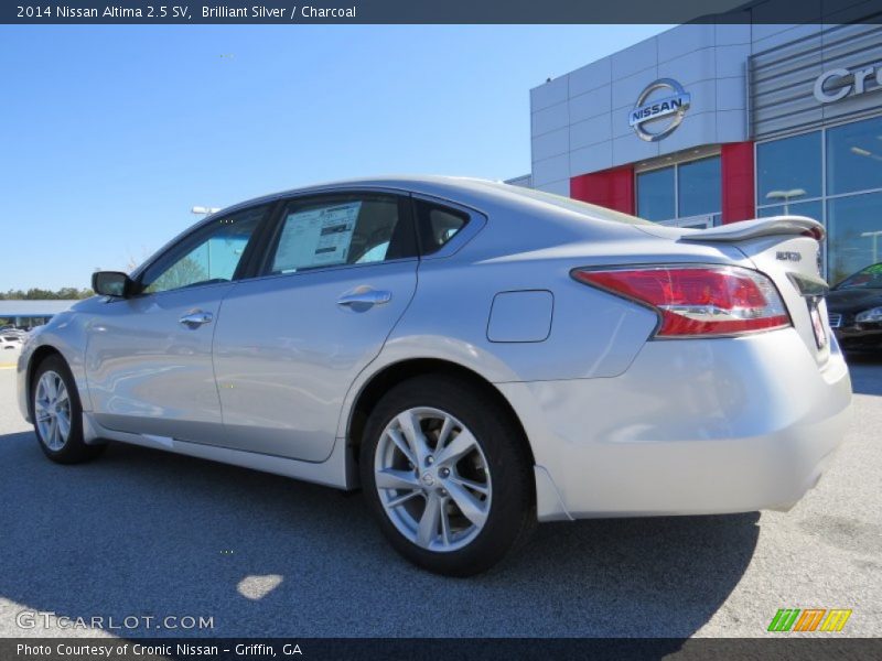Brilliant Silver / Charcoal 2014 Nissan Altima 2.5 SV