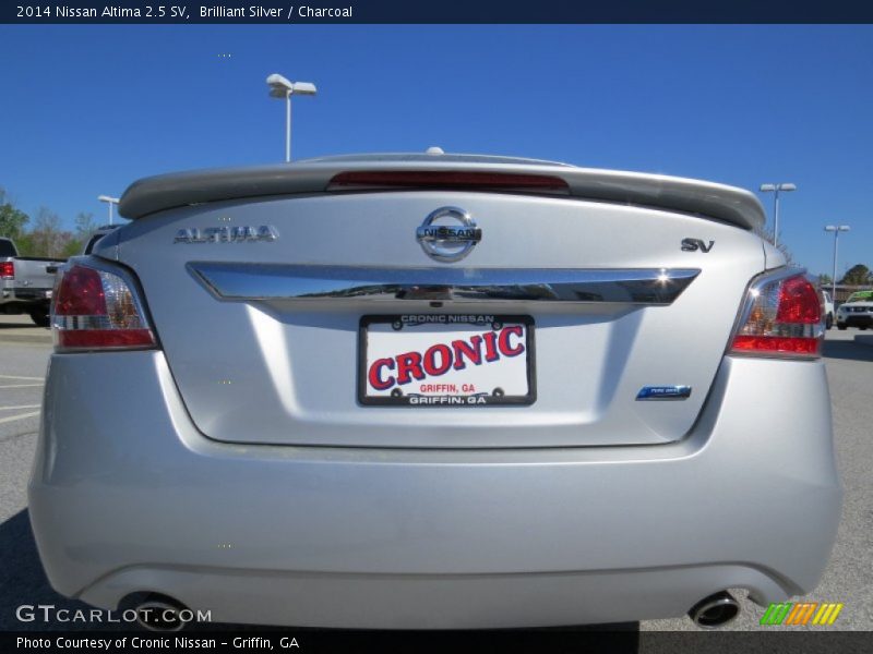 Brilliant Silver / Charcoal 2014 Nissan Altima 2.5 SV