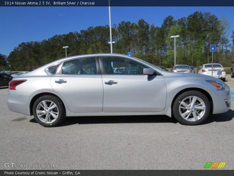Brilliant Silver / Charcoal 2014 Nissan Altima 2.5 SV