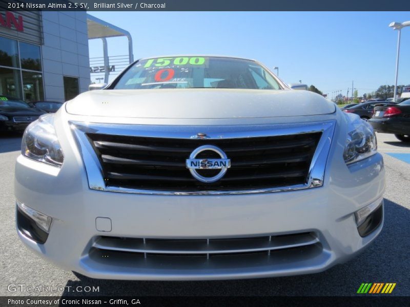 Brilliant Silver / Charcoal 2014 Nissan Altima 2.5 SV