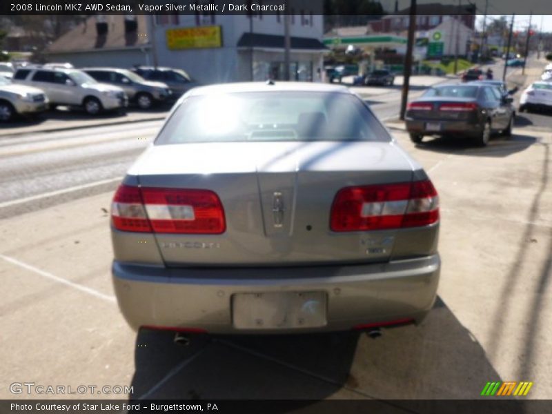 Vapor Silver Metallic / Dark Charcoal 2008 Lincoln MKZ AWD Sedan