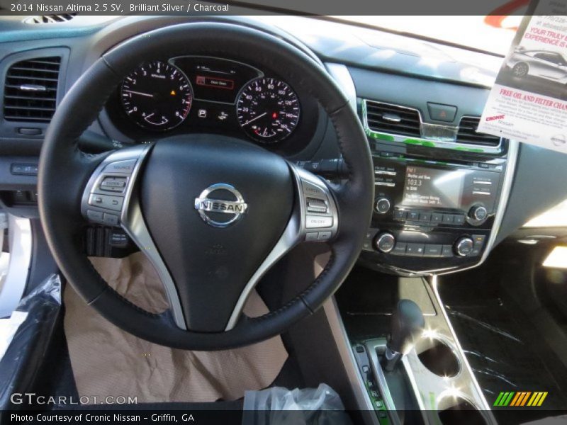 Brilliant Silver / Charcoal 2014 Nissan Altima 2.5 SV