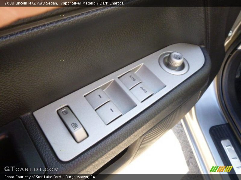Vapor Silver Metallic / Dark Charcoal 2008 Lincoln MKZ AWD Sedan