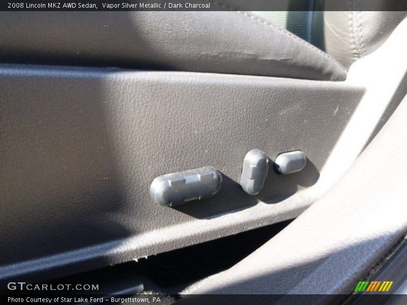Vapor Silver Metallic / Dark Charcoal 2008 Lincoln MKZ AWD Sedan