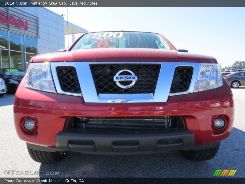 Lava Red / Steel 2014 Nissan Frontier SV Crew Cab