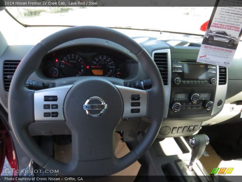 Lava Red / Steel 2014 Nissan Frontier SV Crew Cab