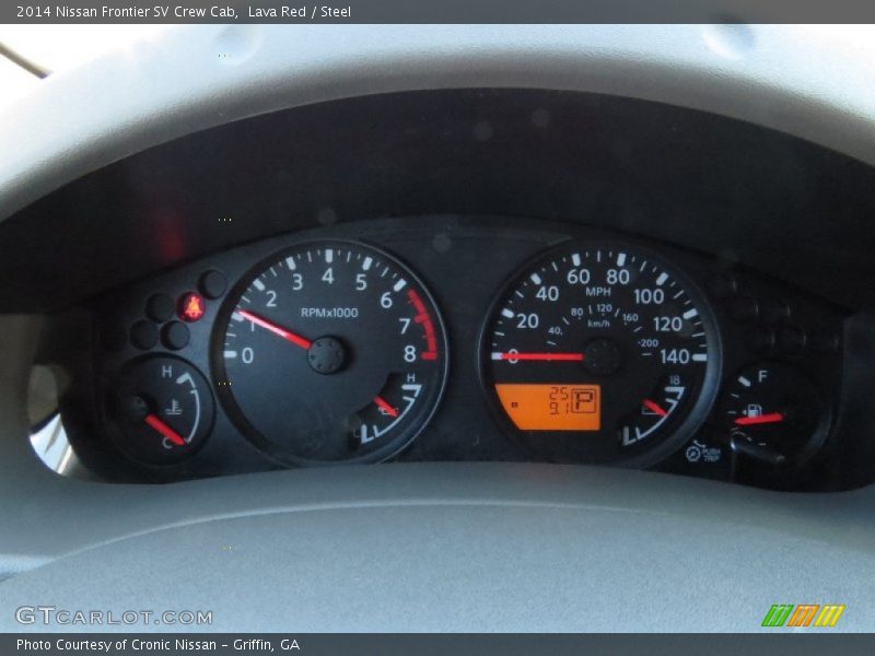 Lava Red / Steel 2014 Nissan Frontier SV Crew Cab