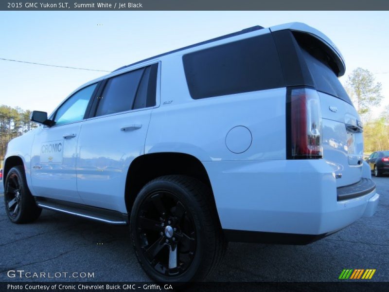 Summit White / Jet Black 2015 GMC Yukon SLT