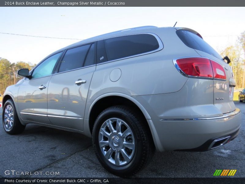 Champagne Silver Metallic / Cocaccino 2014 Buick Enclave Leather