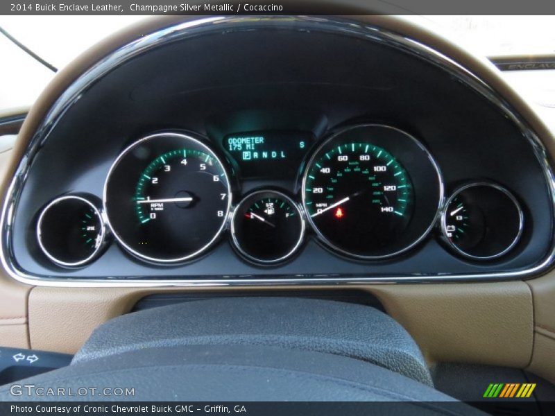 Champagne Silver Metallic / Cocaccino 2014 Buick Enclave Leather