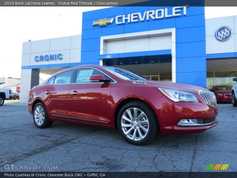 Crystal Red Tintcoat / Choccachino 2014 Buick LaCrosse Leather