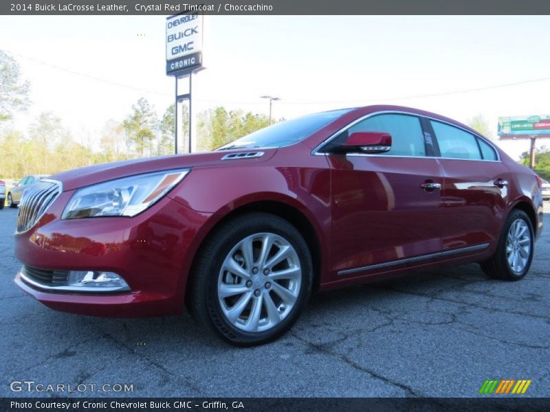 Crystal Red Tintcoat / Choccachino 2014 Buick LaCrosse Leather