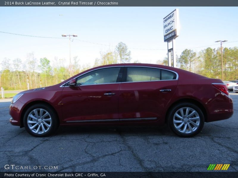 Crystal Red Tintcoat / Choccachino 2014 Buick LaCrosse Leather