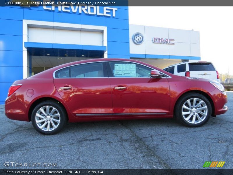 Crystal Red Tintcoat / Choccachino 2014 Buick LaCrosse Leather