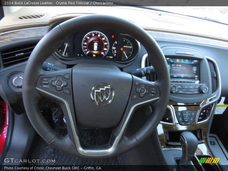 Crystal Red Tintcoat / Choccachino 2014 Buick LaCrosse Leather