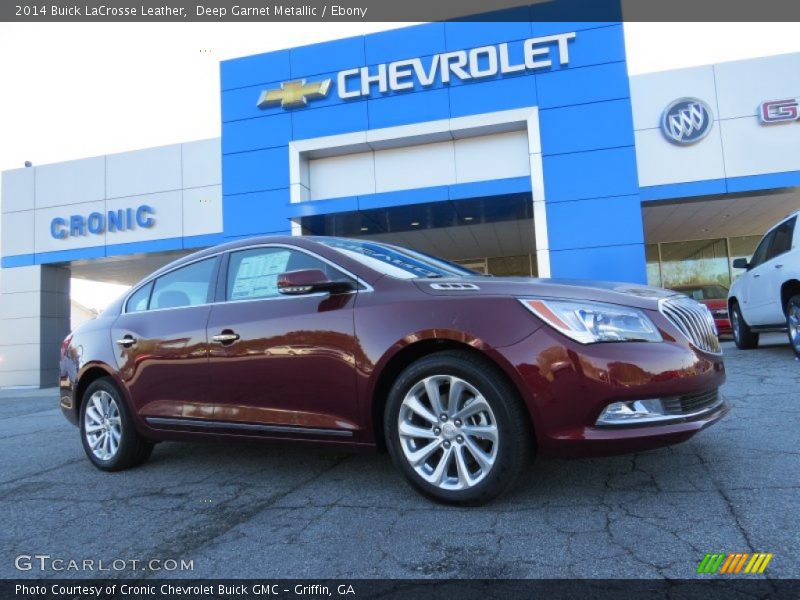 Deep Garnet Metallic / Ebony 2014 Buick LaCrosse Leather