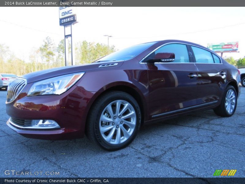 Deep Garnet Metallic / Ebony 2014 Buick LaCrosse Leather