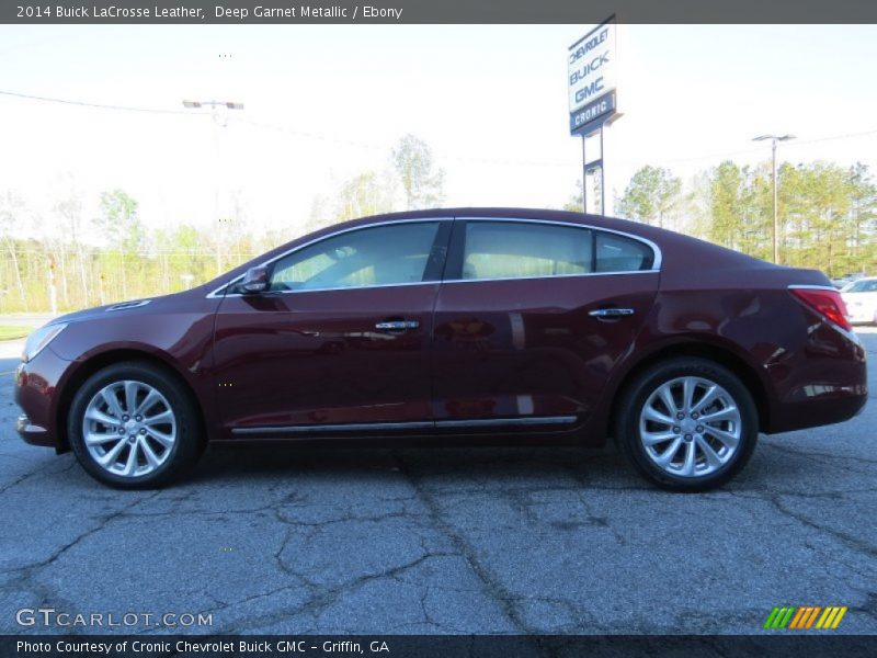 Deep Garnet Metallic / Ebony 2014 Buick LaCrosse Leather