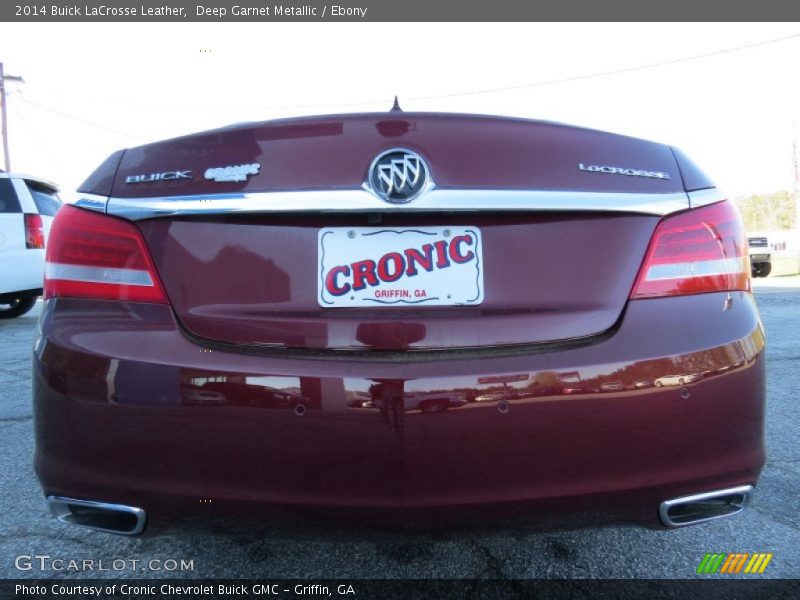 Deep Garnet Metallic / Ebony 2014 Buick LaCrosse Leather