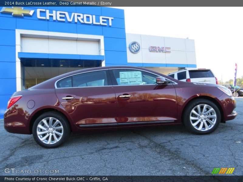 Deep Garnet Metallic / Ebony 2014 Buick LaCrosse Leather
