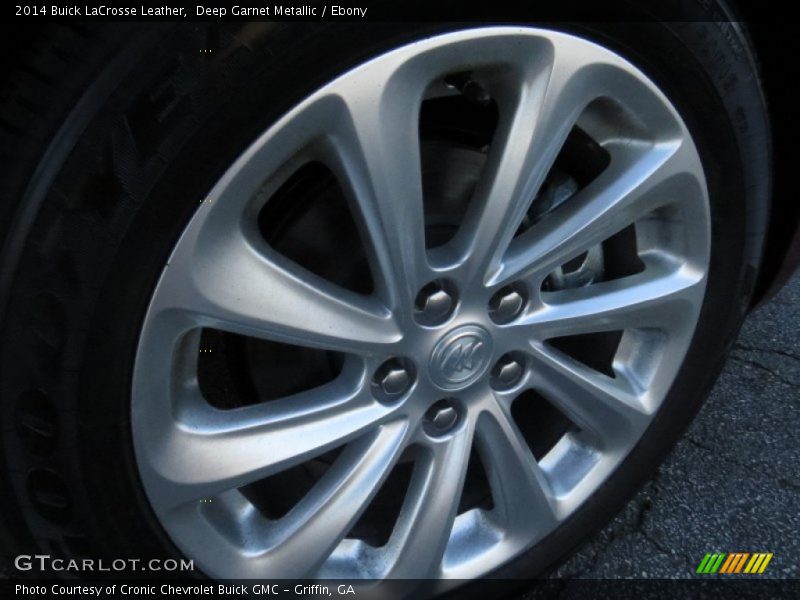 Deep Garnet Metallic / Ebony 2014 Buick LaCrosse Leather