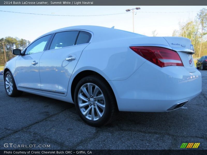 Summit White / Light Neutral 2014 Buick LaCrosse Leather