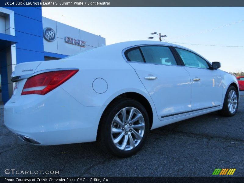 Summit White / Light Neutral 2014 Buick LaCrosse Leather