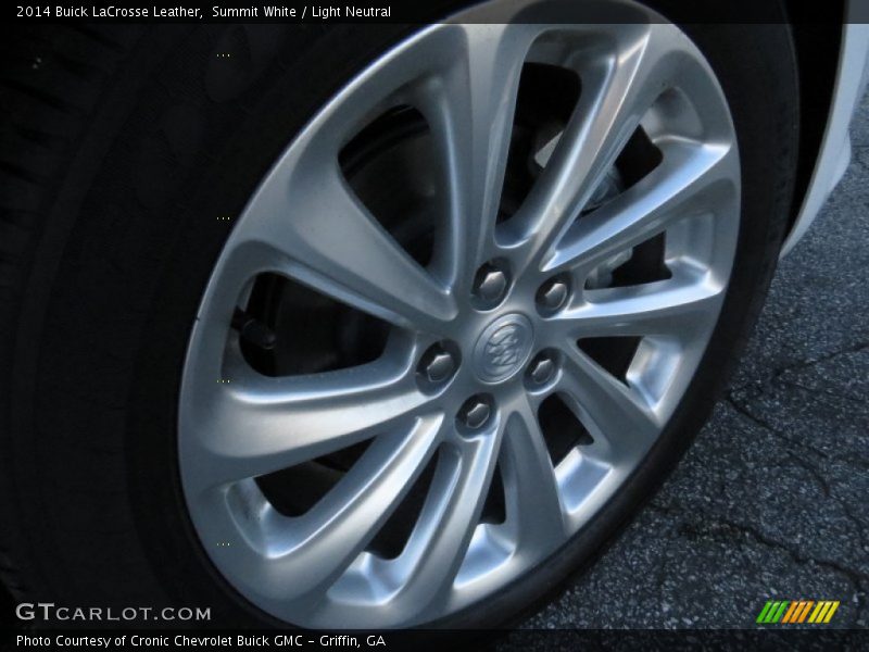 Summit White / Light Neutral 2014 Buick LaCrosse Leather