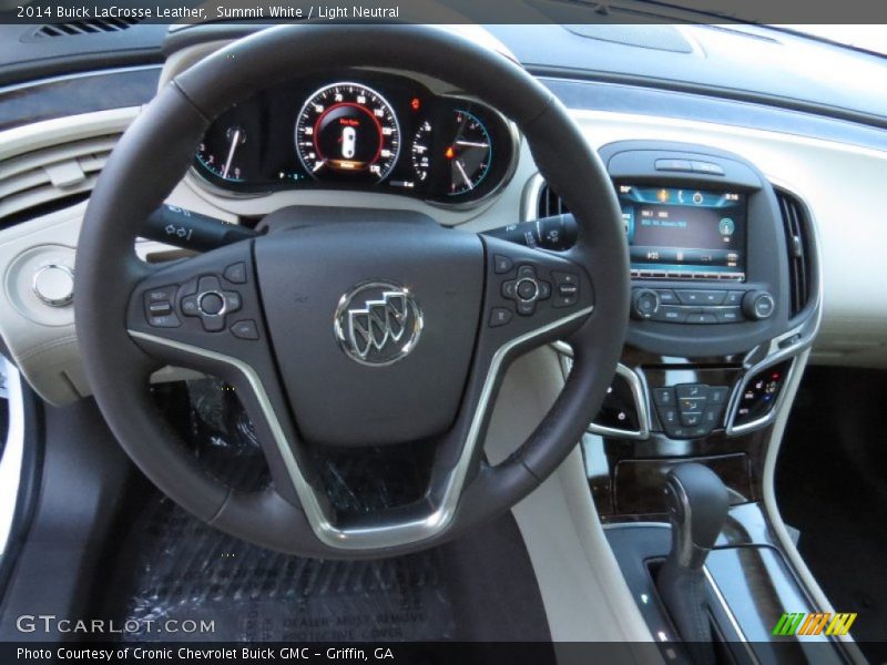 Summit White / Light Neutral 2014 Buick LaCrosse Leather