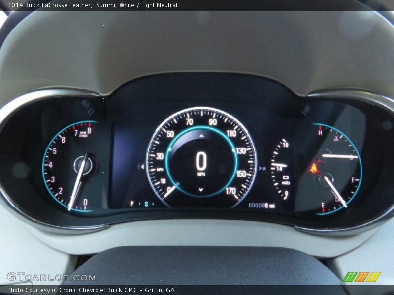 Summit White / Light Neutral 2014 Buick LaCrosse Leather