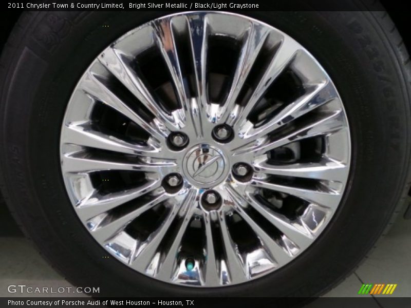 Bright Silver Metallic / Black/Light Graystone 2011 Chrysler Town & Country Limited