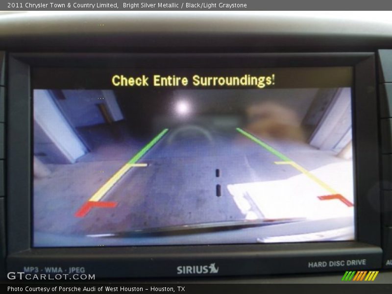 Bright Silver Metallic / Black/Light Graystone 2011 Chrysler Town & Country Limited